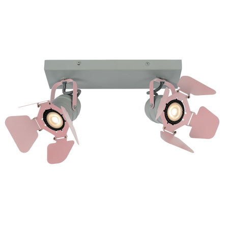Потолочный светильник с регулировкой направления света Lucide Picto 17997/02/66, 2xGU10x5W