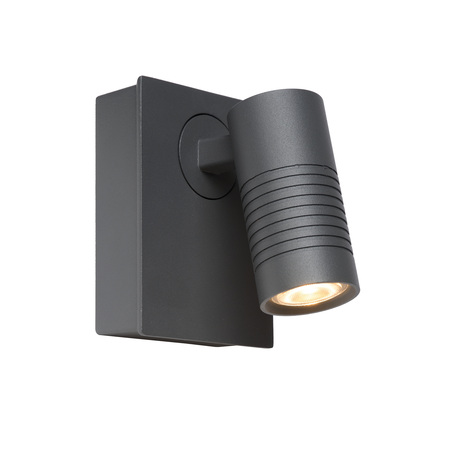 Настенный светодиодный светильник Lucide Bran 27817/07/29, IP54, LED 7W 2700K 345lm CRI80 - миниатюра 1
