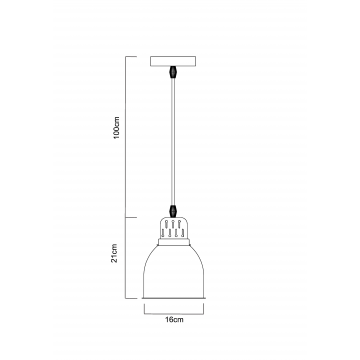 Схема с размерами Arte Lamp A4248SP-1BK