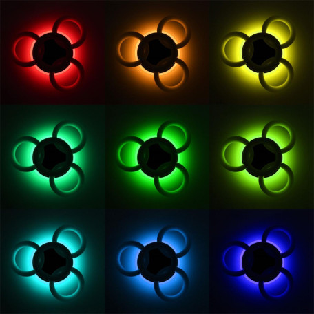 Потолочная светодиодная люстра с пультом ДУ Citilux Паркер CL225A145E, LED 65W 3000-5500K + RGB 5200lm - миниатюра 12