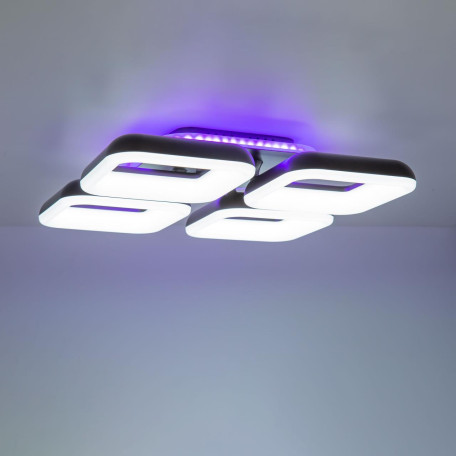 Потолочная светодиодная люстра с пультом ДУ Citilux Паркер Смарт CL225A245E, LED 80W 3000-5500K 6400lm - миниатюра 8