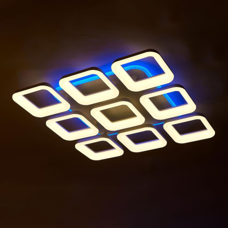 Потолочная светодиодная люстра с пультом ДУ Citilux Паркер Смарт CL225A290E, LED 170W 3000-5500K + RGB 12800lm - миниатюра 4