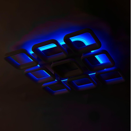 Потолочная светодиодная люстра с пультом ДУ Citilux Паркер Смарт CL225A290E, LED 170W 3000-5500K + RGB 12800lm - миниатюра 5