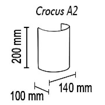 Схема с размерами Topdecor Crocus Glade A2 10 01g