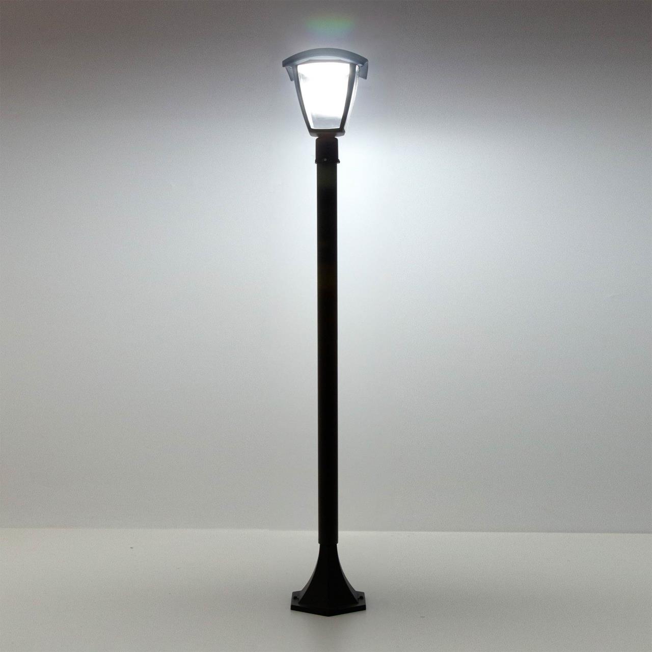 Уличный светодиодный фонарь Citilux CLU04B, IP54, LED 7W 4000K 500lm, черный, прозрачный, металл, металл со стеклом - фото 3