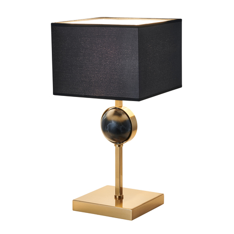 Настольная лампа Favourite Diva 2822-1T, 1xE27x60W, металл с имитацией мрамора, текстиль