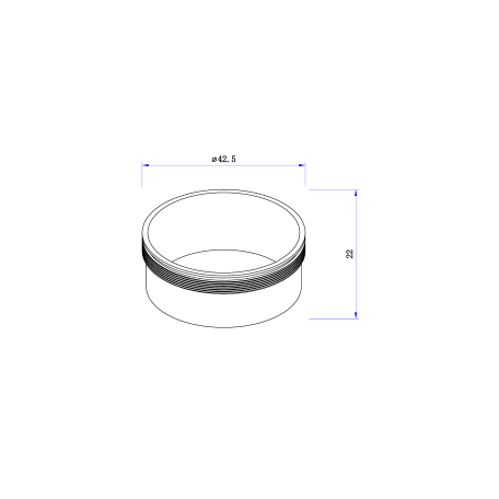 Схема с размерами Maytoni RingS-5-W