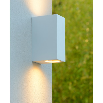 Настенный светильник Lucide Zora-LED 22860/10/31, IP44, 2xGU10x5W, стекло - миниатюра 3