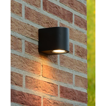 Настенный светильник Lucide Zora-LED 22861/05/30, IP44, 1xGU10x5W, стекло - миниатюра 3