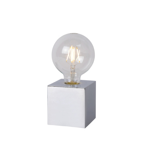 Настольная лампа Lucide Cubico 20500/05/11, 1xE27x5W, хром, металл - миниатюра 1