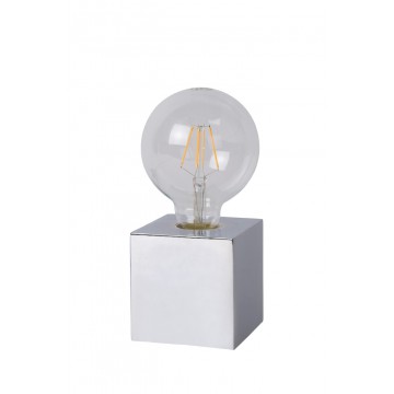 Настольная лампа Lucide Cubico 20500/05/11, 1xE27x5W, хром, металл - миниатюра 2