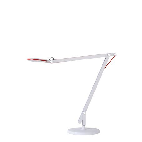 Настольная светодиодная лампа Lucide Linex-LED 18670/06/31, LED 6W, 3000K (теплый), белый, красный, металл, пластик - миниатюра 1