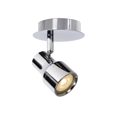 Потолочный светильник с регулировкой направления света Lucide Sirene-LED 17948/05/11, IP44, 1xGU10x5W, хром, металл - миниатюра 1