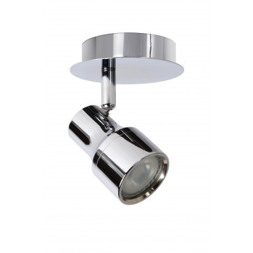 Потолочный светильник с регулировкой направления света Lucide Sirene-LED 17948/05/11, IP44, 1xGU10x5W, хром, металл - миниатюра 2