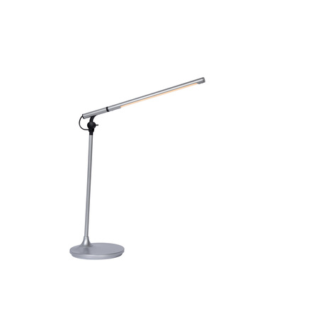 Настольная светодиодная лампа Lucide Elmo 18651/04/36, LED 4W, 3000K (теплый), серый, металл, пластик - миниатюра 1