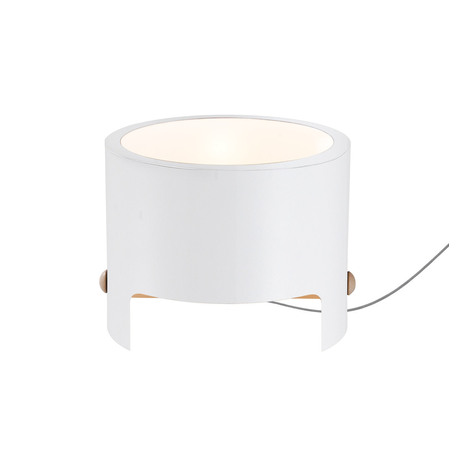 Настольная лампа Mantra Cube 5592, коричневый, белый, дерево, металл - миниатюра 1