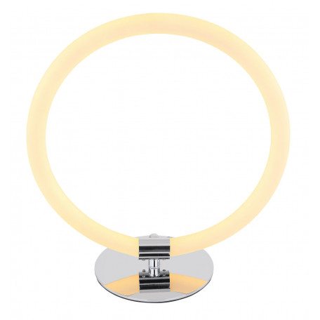 Настольная светодиодная лампа Globo Epi 65001T, LED 12W, хром, белый, металл, пластик - миниатюра 3