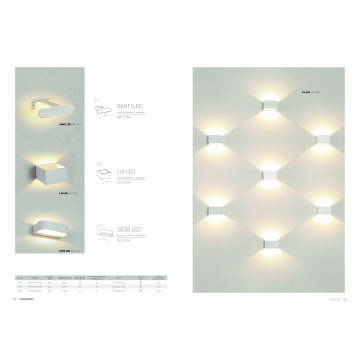 Настенный светодиодный светильник для подсветки картин Nowodvorski Santi LED 6847, LED 6W 3000K, белый, металл - миниатюра 2