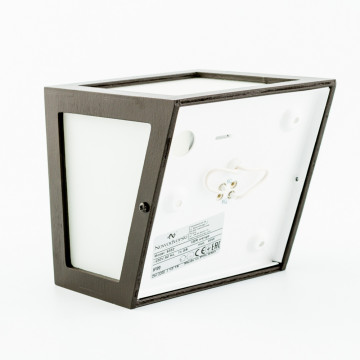 Настенный светильник Nowodvorski Ver 5332, 1xG9x40W, венге с белым, белый с венге, дерево со стеклом, стекло с деревом, стекло - миниатюра 3