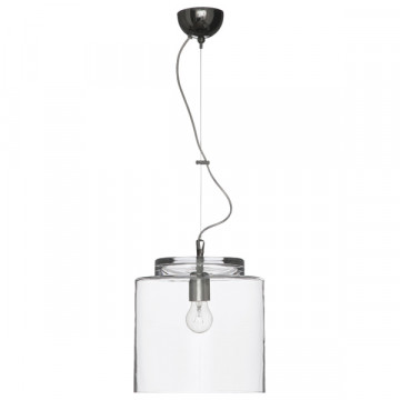 Подвесной светильник Nowodvorski Ibiza 3598, 1xE27x60W, хром, прозрачный, металл, стекло - миниатюра 1