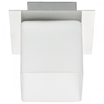 Потолочный светильник Nowodvorski Malone 5545, 1xE27x60W, серебро, белый, металл, стекло - миниатюра 2