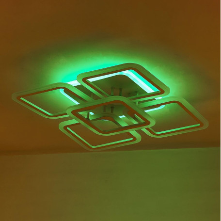 Потолочная светодиодная люстра с пультом ДУ Citilux Марсель Смарт CL232A150E, LED 75W 3000-5500K 6800lm - миниатюра 2