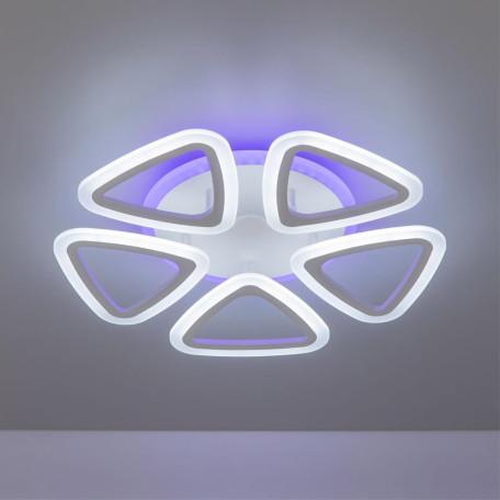 Потолочная светодиодная люстра с пультом ДУ Citilux Мальта Смарт CL234A150E, LED 50W 3000-5500K + RGB 4800lm - миниатюра 7