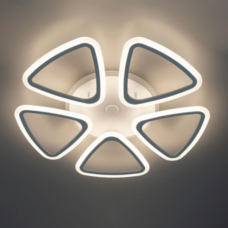 Потолочная светодиодная люстра с пультом ДУ Citilux Мальта Смарт CL234A250E, LED 60W 3000-5500K + RGB 5800lm - миниатюра 12