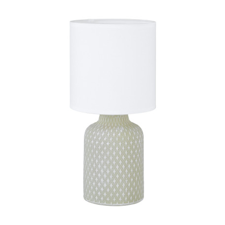 Настольная лампа Eglo Bellariva 97774, 1xE14x40W, серый, белый, керамика, текстиль