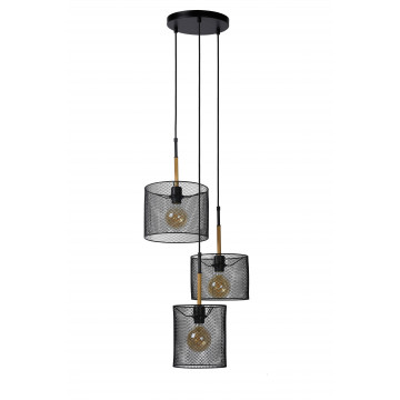 Подвесной светильник Lucide Baskett 45459/03/30, 3xE27x40W - миниатюра 2