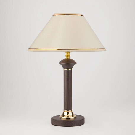 Настольная лампа Eurosvet Lorenzo 60019/1 венге (00000084887), 1xE27x60W - миниатюра 1