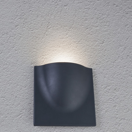 Настенный светодиодный светильник Arte Lamp Instyle Tasca A8512AL-1GY, IP54, LED 12W 3000K 630lm CRI≥80 - миниатюра 1