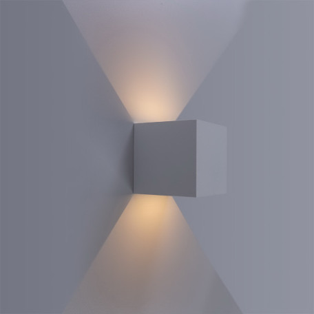 Настенный светодиодный светильник Arte Lamp Rullo A1414AL-1WH, IP54, LED 6W 3000K 600lm CRI≥80 - миниатюра 3