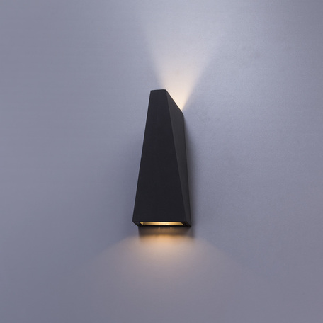 Настенный светодиодный светильник Arte Lamp Instyle Cometa A1524AL-1GY, IP54, LED 6W 3000K 600lm CRI≥80, серый, металл - миниатюра 1