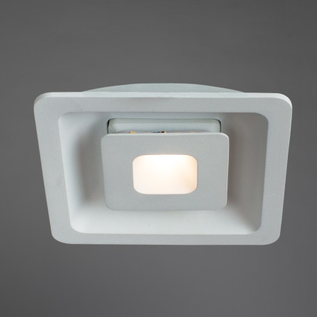 Встраиваемый светодиодный светильник Arte Lamp Canopo A7243PL-2WH, LED 6W 3000K 255165lm CRI≥80 - миниатюра 4