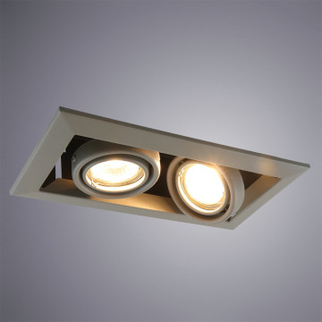 Встраиваемый светильник Arte Lamp Instyle Cardani Piccolo A5941PL-2GY, 2xGU10x50W