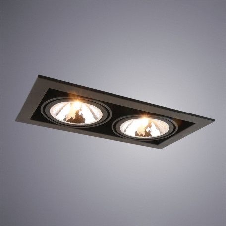 Встраиваемый светильник Arte Lamp Cardani Semplice A5949PL-2BK, 2xG9x40W - миниатюра 2