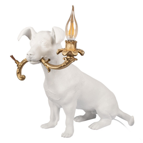 Настольная лампа Loft It Dog 10312 White, 1xE14x40W - миниатюра 2