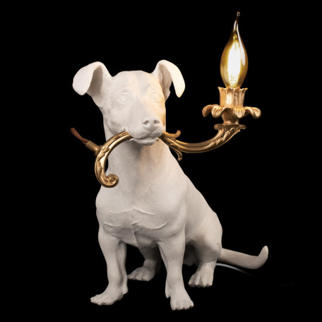 Настольная лампа Loft It Dog 10312 White, 1xE14x40W - миниатюра 4