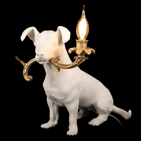 Настольная лампа Loft It Dog 10312 White, 1xE14x40W - миниатюра 5