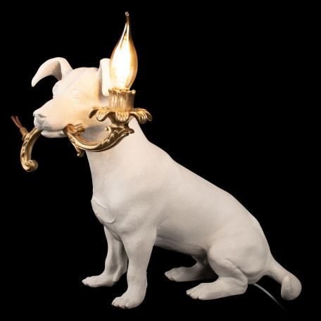 Настольная лампа Loft It Dog 10312 White, 1xE14x40W - миниатюра 6