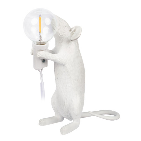 Настольная лампа Loft It Mouse 10313 White, 1xE14x40W