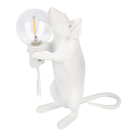 Настольная лампа Loft It Mouse 10313 White, 1xE14x40W - миниатюра 2