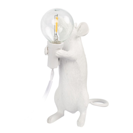 Настольная лампа Loft It Mouse 10313 White, 1xE14x40W - миниатюра 3