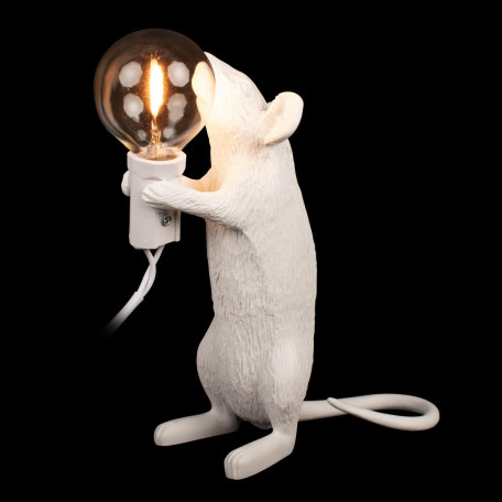 Настольная лампа Loft It Mouse 10313 White, 1xE14x40W - миниатюра 7
