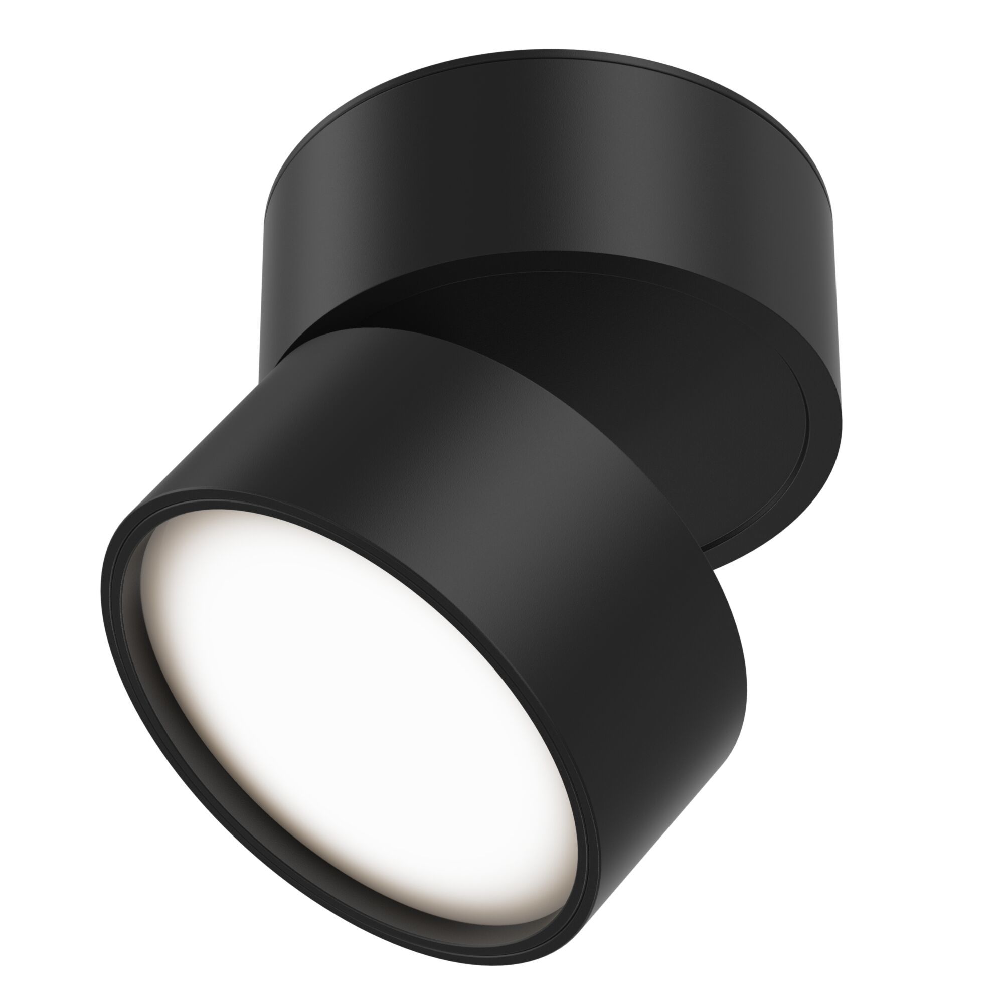 Светодиодный светильник Maytoni Onda C024CL-L12B3K, LED 12W 3000K 700lm CRI80, черный, металл, металл с пластиком - фото 1