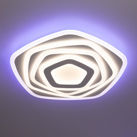 Потолочная светодиодная люстра с пультом ДУ Citilux Триест Смарт CL737A54E, LED 90W 3000-5500K + RGB 7500lm - миниатюра 13
