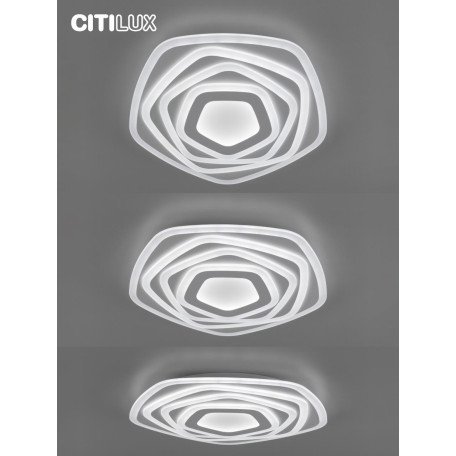 Потолочная светодиодная люстра с пультом ДУ Citilux Триест Смарт CL737A54E, LED 90W 3000-5500K + RGB 7500lm - миниатюра 32