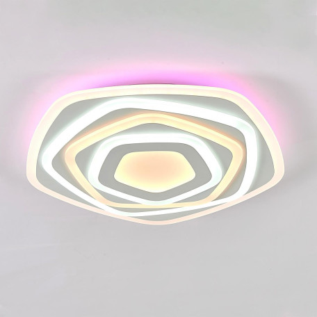 Потолочная светодиодная люстра с пультом ДУ Citilux Триест Смарт CL737A54E, LED 90W 3000-5500K + RGB 7500lm - миниатюра 6