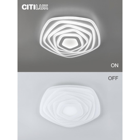 Потолочная светодиодная люстра с пультом ДУ Citilux Триест Смарт CL737A55E, LED 115W 3000-5500K + RGB 8900lm - миниатюра 35